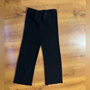 JustFab Black Ribbed Pants